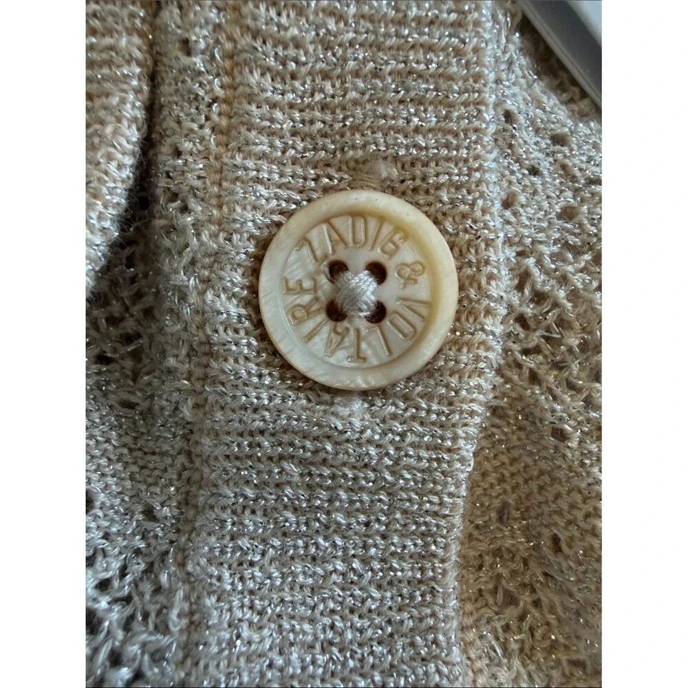 New Zadig & Voltaire Beige Crochet Knit Dress or Cover up